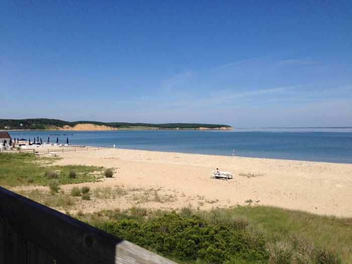 View of Fort Pond Bay from balcony at Port Royal